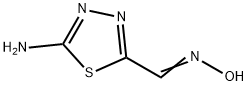 1,3,4-Thiadiazole-2-carboxaldehyde,  5-amino-,  oxime Struktur