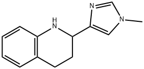 1,2,3,4-Tetrahydro-2-(1-methyl-1H-imidazol-4-yl)quinoline Struktur