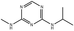 4-(Methylamino)-6-(isopropylamino)-1,3,5-triazine Struktur