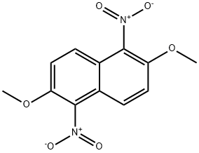 1,5-Dinitro-2,6-dimethoxynaphthalene Struktur