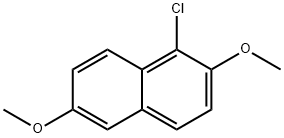 1-Chloro-2,6-dimethoxynaphthalene Struktur