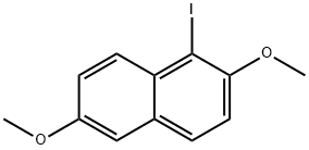 1-Iodo-2,6-dimethoxynaphthalene Struktur