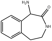 1-amino-4,5-dihydro-1H-benzo[d]azepin-2(3H)-one Struktur