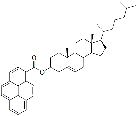 CHOLESTERYL PYRENE-1-CARBOXYLATE Struktur