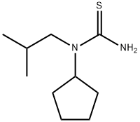 Thiourea, N-cyclopentyl-N-(2-methylpropyl)- (9CI) Struktur