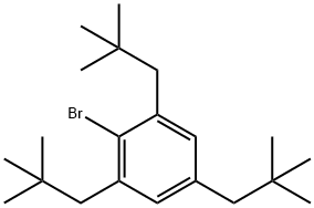 1,3,5-Trineopentyl-2-bromobenzene Struktur