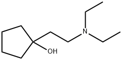 Cyclopentanol, 1-[2-(diethylamino)ethyl]- (8CI) Struktur