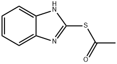 Ethanethioic acid, S-1H-benzimidazol-2-yl ester (9CI) Struktur