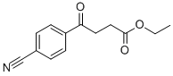 ETHYL-4-(4-CYANOPHENYL)-4-OXOBUTYRATE Structure