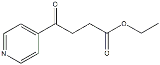 4-OXO-4-PYRIDIN-4-YL-BUTYRIC ACID ETHYL ESTER Struktur