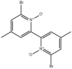 6,6'-DIBROMO-4,4'-DIMETHYL-2,2'-BIPYRIDINE-1,1'-DI-OXIDE Struktur