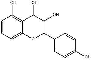 3,4-Dihydro-2-(4-hydroxyphenyl)-2H-1-benzopyran-3,4,5-triol Struktur