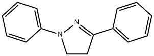 1,3-Diphenyl-2-pyrazoline Struktur