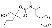 2-Methyl-2-propyl-1,3-propanediol 1-[N-methyl-N-(2-phenyl-1-methylethyl)carbamate] Struktur