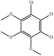 Benzene, 1,2,3-trichloro-4,5,6-trimethoxy- Struktur