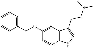 N,N-Dimethyl-5-(benzyloxy)-1H-indole-3-ethanamine Struktur