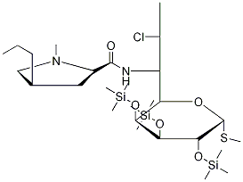 2,3,4-Tris-O-(triMethylsilyl) 7-Epi ClindaMycin Struktur