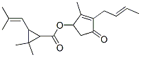 3-(but-2-enyl)-2-methyl-4-oxocyclopent-2-enyl 2,2-dimethyl-3-(2-methylprop-1-enyl)cyclopropanecarboxylate Struktur