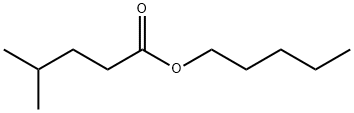 4-Methylpentanoic acid pentyl ester Struktur