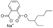 sodium 2-ethylhexyl phthalate  Struktur