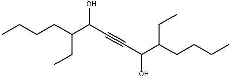 5,10-diethyltetradec-7-yne-6,9-diol  Struktur