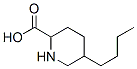 5-Butyl-2-piperidinecarboxylic acid Struktur