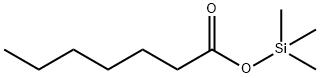 Heptanoic acid trimethylsilyl ester Struktur