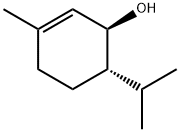 (1S)-3-Methyl-6β-isopropyl-2-cyclohexene-1α-ol Struktur