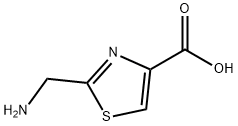 2-(Aminomethyl)-4-thiazolecarboxylic acid Struktur