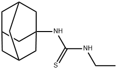 1-(1-Adamantyl)-3-ethylthiourea Struktur