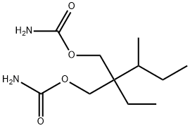 Dicarbamic acid 2-sec-butyl-2-ethyltrimethylene ester Struktur