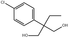 2-(p-Chlorophenyl)-2-ethyl-1,3-propanediol Struktur