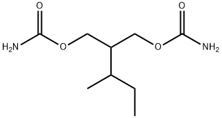 Dicarbamic acid 2-(1-methylpropyl)trimethylene ester Struktur