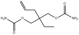 Dicarbamic acid 2-allyl-2-ethyltrimethylene ester Struktur