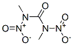 N,N'-Dinitro-N,N'-dimethylurea Struktur