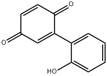 2-(2-Hydroxyphenyl)-2,5-cyclohexadiene-1,4-dione Struktur