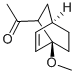 1-methoxybicyclo[2.2.2]oct-5-en-2-yl methyl ketone  Struktur