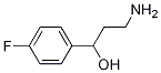 3-AMino-1-(4-fluorophenyl)propan-1-ol Struktur