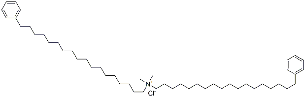 dimethylbis(phenyloctadecyl)ammonium chloride  Struktur