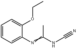 Ethanimidamide, N-cyano-N-(2-ethoxyphenyl)- (9CI) Struktur