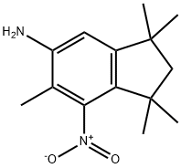 1,1,3,3,6-PENTAMETHYL-7-NITRO-5-INDANAMINE Struktur