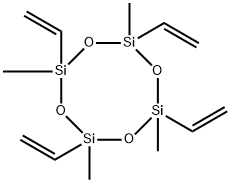 2,4,6,8-Tetravinyl-2,4,6,8-tetramethylcyclotetrasiloxane Structure