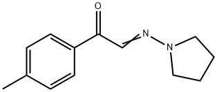 4'-Methyl-α-(1-pyrrolidinylimino)acetophenone Struktur