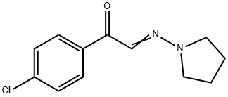 4'-Chloro-α-(1-pyrrolidinylimino)acetophenone Struktur