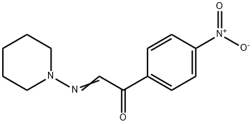 4'-Nitro-α-(piperidinoimino)acetophenone Struktur