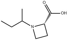 2-Azetidinecarboxylicacid,1-(1-methylpropyl)-,(2S)-(9CI) Struktur