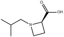 2-Azetidinecarboxylicacid,1-(2-methylpropyl)-,(2R)-(9CI) Struktur