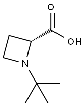 2-Azetidinecarboxylicacid,1-(1,1-dimethylethyl)-,(2R)-(9CI) Struktur