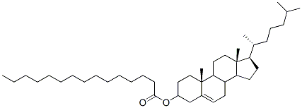 CHOLESTERYL PENTADECANOATE CRYSTALLINE Struktur