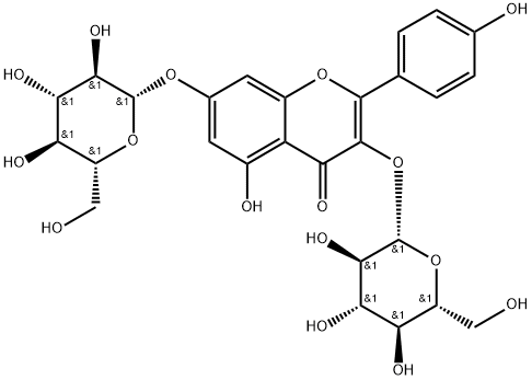 Astragalin 7-O-β-D-glucopyranoside Struktur